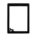 Тачскрин iPad 2 в сборе (клейкая лента + кнопка home) ЧЕРНЫЙ