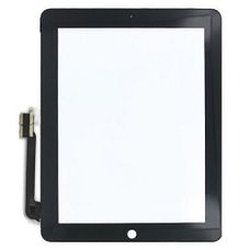 Тачскрин iPad 3 (сенсорное стекло, Touchscreen) ЧЕРНЫЙ