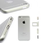 Корпус iPhone 5 в стиле iPhone 6S белый (серебро)