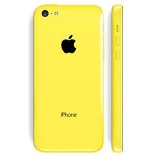 Задняя крышка (корпус) iPhone 5c (желтый)