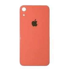 Задняя крышка iPhone XR Розовая (стеклянная)