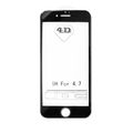 Защитное стекло 4D iPhone 6/6S ЧЕРНОЕ на весь экран (Full Screen Cover)