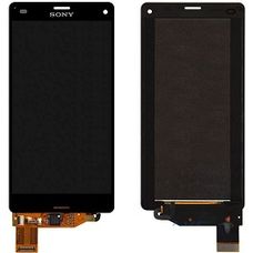 Дисплей Sony Xperia Z3 mini ОРИГИНАЛ ЧЕРНЫЙ D5803 экран+сенсор