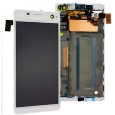 Дисплей Sony Xperia C4 E5303 E5333 Белый В РАМКЕ (экран+сенсор)