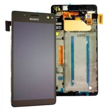 Дисплей Sony Xperia C4 E5303 E5333 Черный В РАМКЕ (экран+сенсор)
