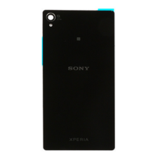 Задняя крышка Sony Xperia Z3 D6603 D6633 ЧЕРНАЯ (Dual) стеклянная