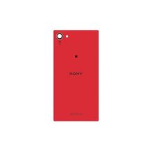 Задняя крышка Sony Xperia Z5 mini (Compact) КРАСНАЯ E5823 (стеклянная)